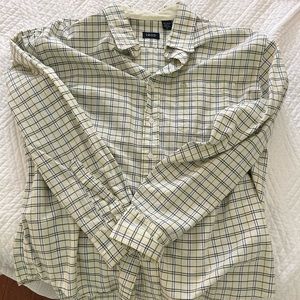 IZOD Plaid Button Up